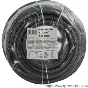 Q-Link buitenkabel XMVK 5x2.5 mm2 25 m grijs 03.007.20