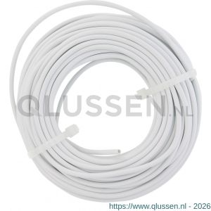 Q-Link telefoonkabel rond 4x0.5 mm2 25 m wit 03.030.27