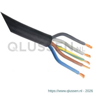 Q-Link rubber kabel glad 5x2.5 mm2 2 m zwart 03.030.37