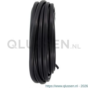 Q-Link huishoudsnoer plat belastbaar tot 1200 W 2x0.75 mm2 10 m zwart 03.030.41