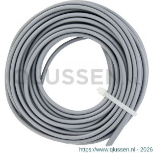 Q-Link huishoudsnoer plat belastbaar tot 1200 W 2x0.75 mm2 10 m zilver 03.030.43