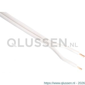 Q-Link tweelingsnoer zwakstroom tot 42 volt 2x0,75 mm2 10 m wit 03.030.52