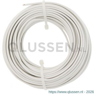 Q-Link tweelingsnoer zwakstroom tot 42 V 2x0,75 mm2 20 m wit 03.030.54