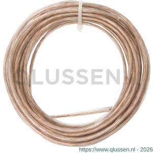 Q-Link tweelingsnoer zwakstroom tot 42 volt 2x0,75 mm2 5 m transparant 03.030.64