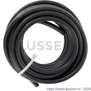 Q-Link huishoudkabel hittebestendig tot 90 graden 3x1.0 mm2 5 m zwart 03.030.70