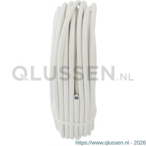 Q-Link huishoudsnoer VMVS belastbaar tot 1200 W 2x0.75 mm2 20 m wit 03.030.74