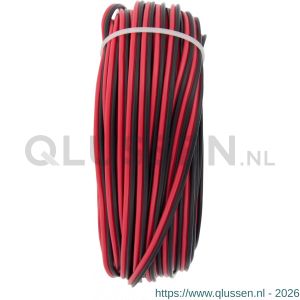 Q-Link luidsprekersnoer 2x0,75 mm2 25 m rood-zwart 03.030.94