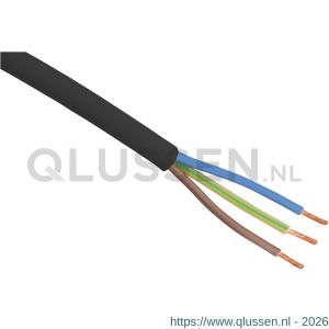Q-Link huishoudkabel VMVL 3x1.0 mm2 10 m zwart 03.031.07