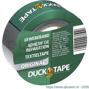 Duck textieltape 50 mm x 50 m grijs 20.501.00