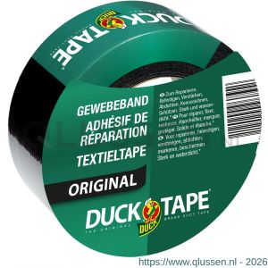 Duck textieltape 50 mm x 50 m zwart 20.501.01