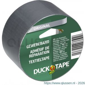 Duck textieltape 50 mm x 5 m grijs 20.501.08