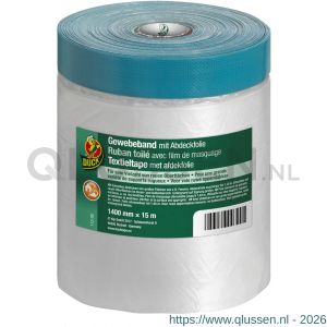 Duck textiel tape-afdekfolie 1400 mm x 15 m 20.501.60
