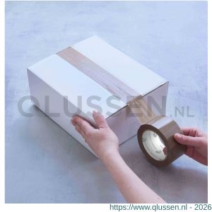 Duck verpakkingstape 48 mm x 66 m bruin 20.501.75