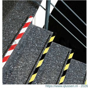 Duck markeringstape 60 mm x 66 m geel-zwart 20.501.94
