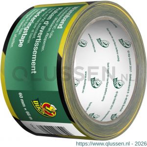Duck markeringstape 60 mm x 66 m geel-zwart 20.501.94