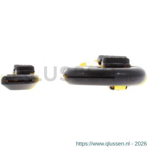 Budgetline afbreekmes setje groot 18 mm en klein 9 mm geel-zwart 21.470.07