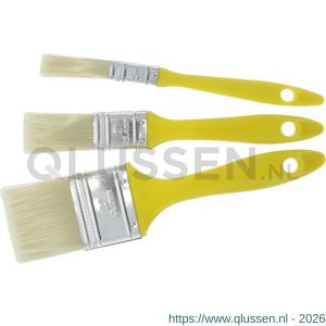 Budgetline kwastenset platte kwast maat 1/2-1-2 3 delig 21.470.08