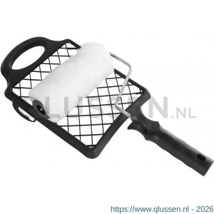 Budgetline muurverfset met rooster en compleet roller set 18 cm 3 delig 21.470.19