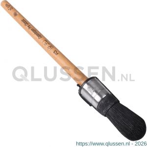 Copenhagen Pro Classic patentpuntkwast 5* maat 12 zwart Chinees varkenshaar FSC houten steel 23.102.12