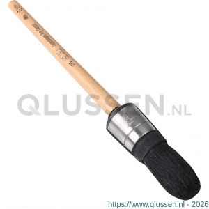 Copenhagen Pro Classic patentpuntkwast 5* maat 16 zwart Chinees varkenshaar FSC houten steel 23.102.16