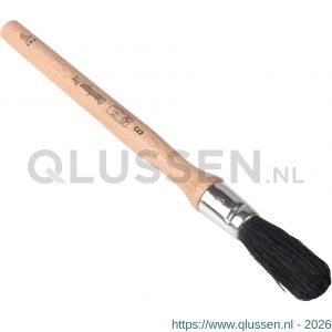 Copenhagen Pro universeel patentkwast 3* maat 6 zwart Chinees varkenshaar FSC houten steel 23.104.06