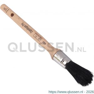 Copenhagen Pro universeel patentkwast 3* maat 8 zwart Chinees varkenshaar FSC houten steel 23.104.08
