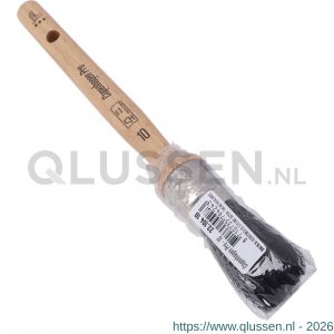 Copenhagen Pro universeel patentkwast 3* maat 10 zwart Chinees varkenshaar FSC houten steel 23.104.10