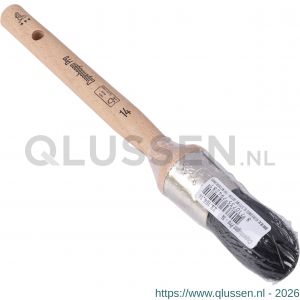 Copenhagen Pro universeel patentkwast 3* maat 14 zwart Chinees varkenshaar FSC houten steel 23.104.14