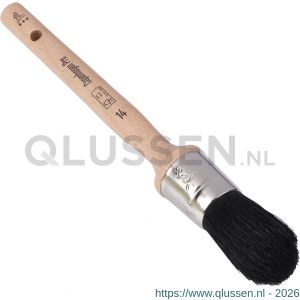 Copenhagen Pro universeel patentkwast 3* maat 14 zwart Chinees varkenshaar FSC houten steel 23.104.14