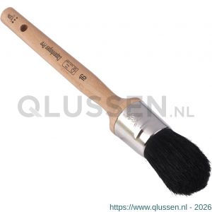 Copenhagen Pro universeel patentkwast 3* maat 16 zwart Chinees varkenshaar FSC houten steel 23.104.16