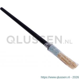 Copenhagen Pro wegwerp patentkwast maat 4 wit Chinees varkenshaar kunststof steel 23.107.04