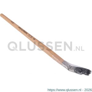 Copenhagen Pro Classic gebogen Lyonpenseel 5* maat 16 zwart Chinees varkenshaar FSC houten steel 23.125.16