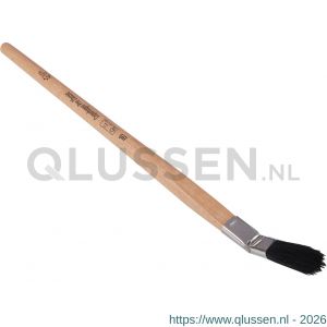 Copenhagen Pro Classic gebogen Lyonpenseel 5* maat 16 zwart Chinees varkenshaar FSC houten steel 23.125.16