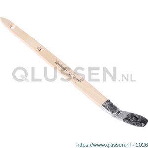 Copenhagen Pro universeel gebogen Lyonpenseel 3* maat 14 zwart Chinees varkenshaar FSC houten steel 23.126.14