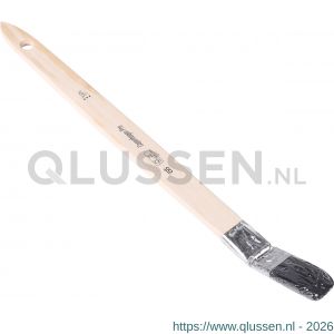 Copenhagen Pro universeel gebogen Lyonpenseel 3* maat 18 zwart Chinees varkenshaar FSC houten steel 23.126.18