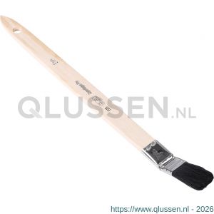Copenhagen Pro universeel gebogen Lyonpenseel 3* maat 18 zwart Chinees varkenshaar FSC houten steel 23.126.18