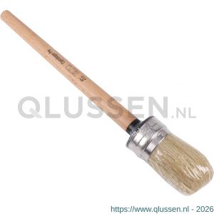 Copenhagen Pro teerkop ronde kwast maat 40 wit Chinees varkenshaar FSC houten steel 23.129.40