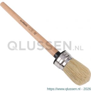 Copenhagen Pro teerkop ronde kwast maat 40 wit Chinees varkenshaar FSC houten steel 23.129.40