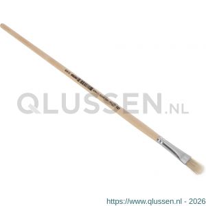 Copenhagen Pro platte Lyonpenseel maat 08 wit Chinees varkenshaar FSC gelakte houten steel 23.140.08