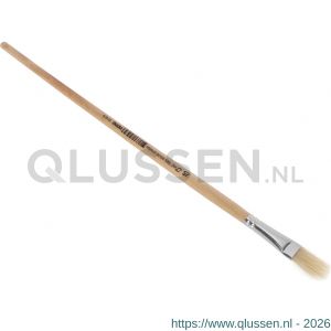 Copenhagen Pro platte Lyonpenseel maat 10 wit Chinees varkenshaar FSC gelakte houten steel 23.140.10