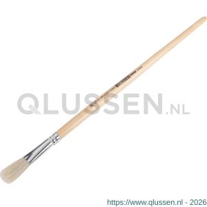 Copenhagen Pro platte Lyonpenseel maat 14 wit Chinees varkenshaar FSC gelakte houten steel 23.140.14
