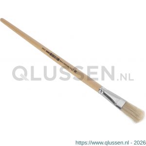 Copenhagen Pro platte Lyonpenseel maat 16 wit Chinees varkenshaar FSC gelakte houten steel 23.140.16