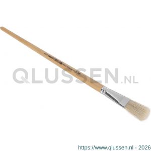 Copenhagen Pro platte Lyonpenseel maat 18 wit Chinees varkenshaar FSC gelakte houten steel 23.140.18