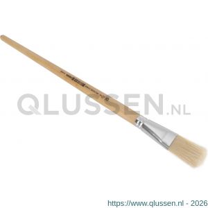Copenhagen Pro platte Lyonpenseel maat 20 wit Chinees varkenshaar FSC gelakte houten steel 23.140.20