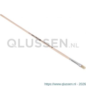 Copenhagen Pro platte Lyonpenseel maat 04 wit Chinees varkenshaar FSC ongelakte houten steel 23.141.04