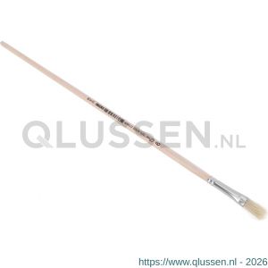 Copenhagen Pro platte Lyonpenseel maat 06 wit Chinees varkenshaar FSC ongelakte houten steel 23.141.06