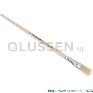 Copenhagen Pro platte Lyonpenseel maat 14 wit Chinees varkenshaar FSC ongelakte houten steel 23.141.14