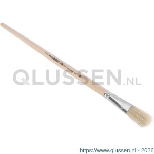 Copenhagen Pro platte Lyonpenseel maat 16 wit Chinees varkenshaar FSC ongelakte houten steel 23.141.16