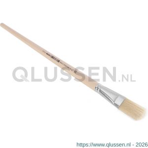 Copenhagen Pro platte Lyonpenseel maat 20 wit Chinees varkenshaar FSC ongelakte houten steel 23.141.20