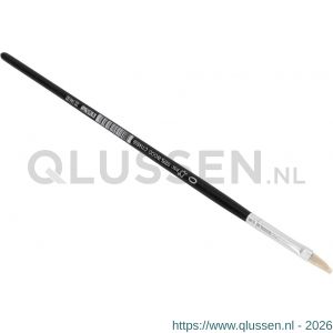 Copenhagen Pro universeel penseel maat 00 wit Chinees varkenshaar FSC zwart gelakte houten steel 23.144.00